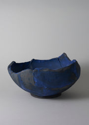 Slab Bowl in Brushed Cobalt - Victoria Morris